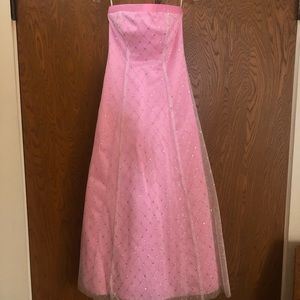 Pink prom dress